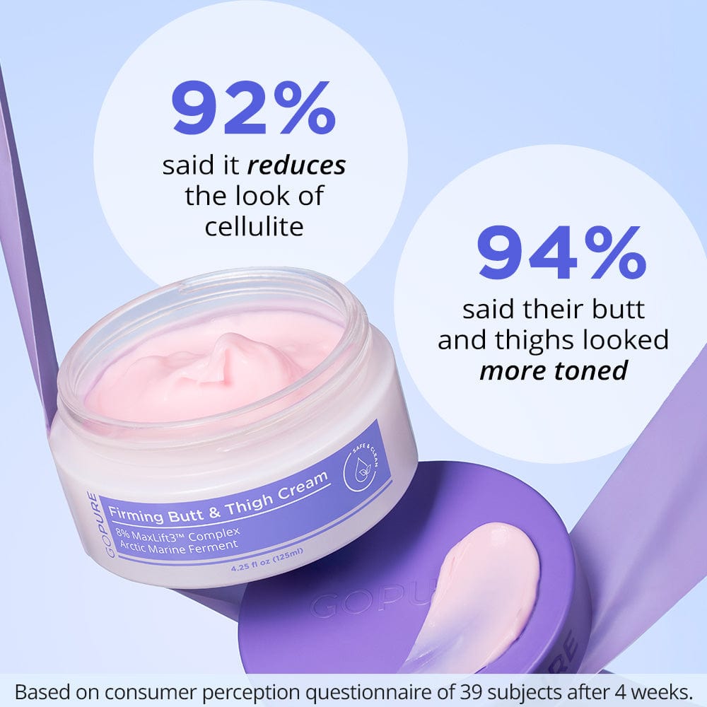 Butt & Thigh Firming Duo - Butt & Thigh Cream + Refine & Renew Body Scrub