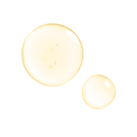 1 fl oz. Peach-colored bottle of GoPure Brighten & Even Serum with white dropper, surrounded by golden yellow serum droplets. Ingredients contain Vitamin C, Kakadu Plum and Ferulic Acid