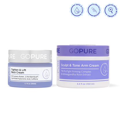 Sculpt & Lift Duo, goPure Beauty, Skin Cream, Anti-Aging Skin Care
