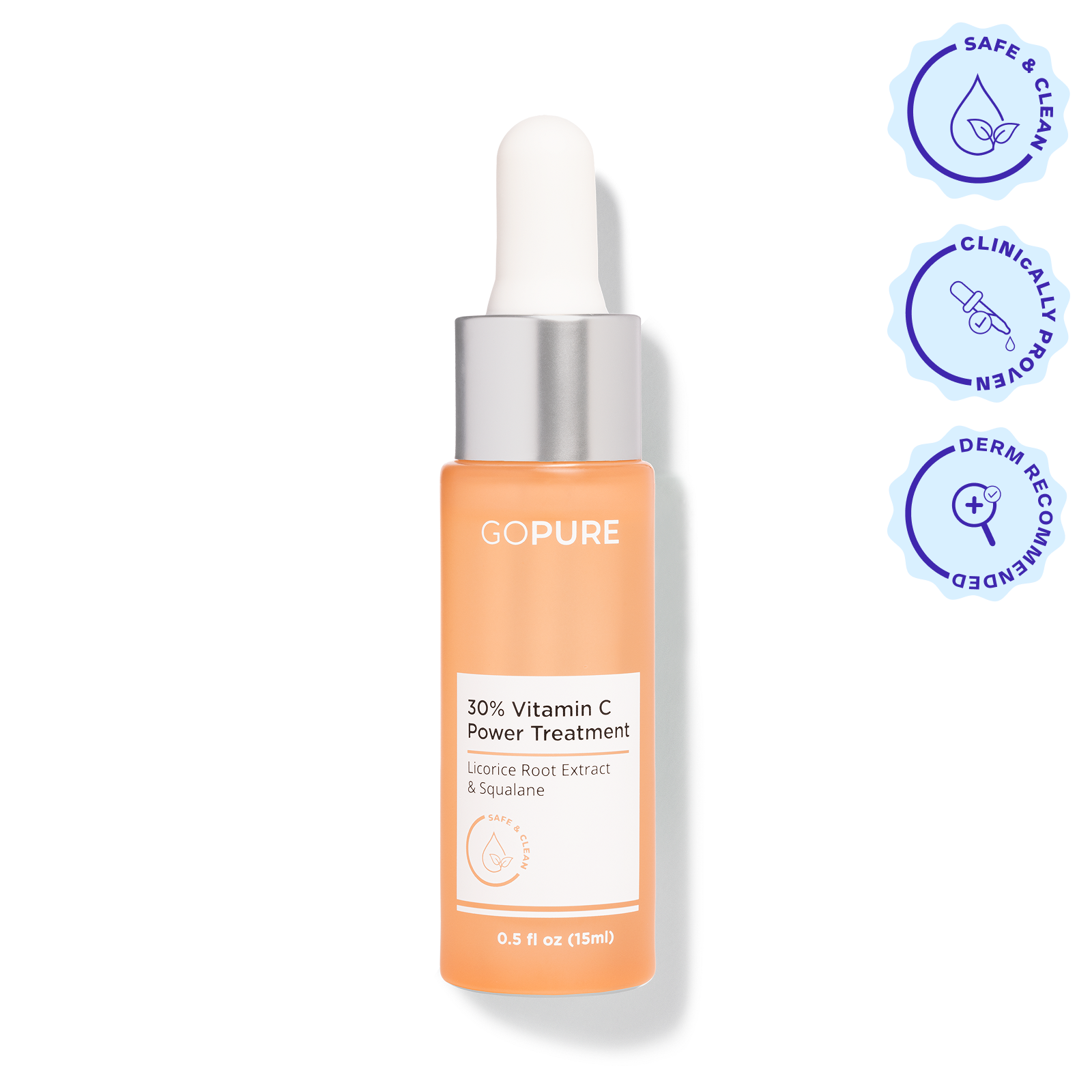 30% Vitamin C Power Treatment - Test Product, goPure Beauty, Skin Cream, Face Serums